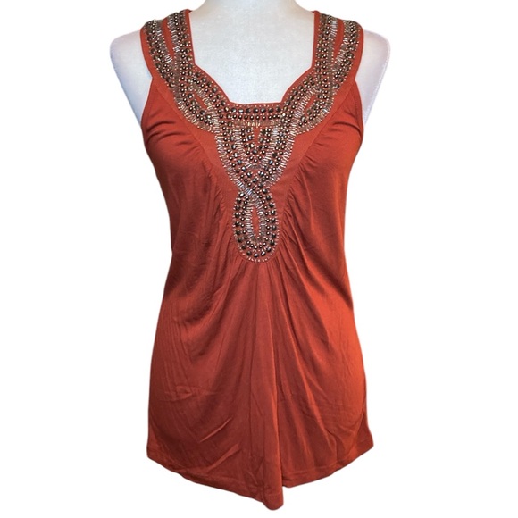 Design History Tops - Boho beaded top